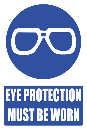 MV1E – Eye Protection Explanatory Safety Sign MV1E - Eye Protection Explanatory Safety Sign
